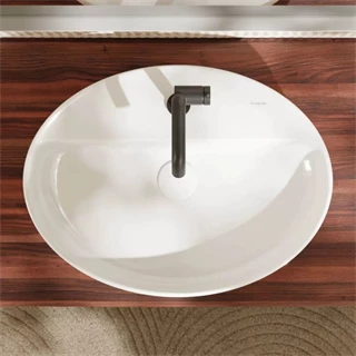 Hansgrohe Xuniva D Pultra ültethető kerámia mosdótál 60x45 cm SmartClean 61078450 Hansgrohe Xuniva D Pultra ültethető kerámia mosdótál 60x45 cm SmartClean 61078450