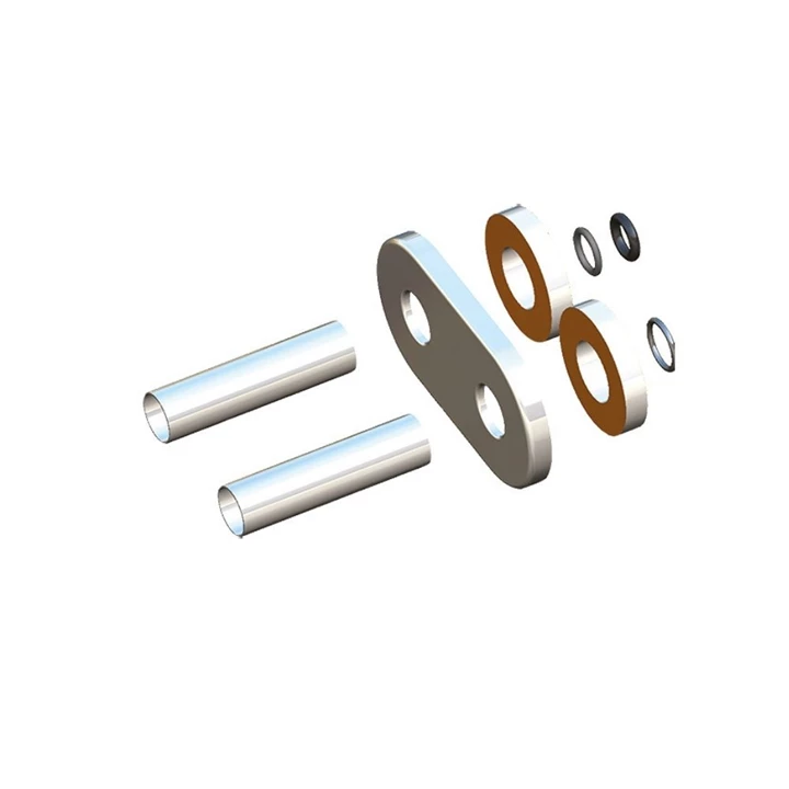 Herz kétcsöves design csőtakaró, króm S682201