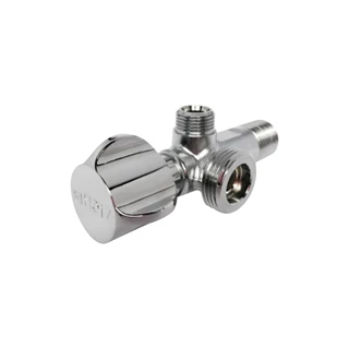 Herz kombinált sarokszelep 1/2"-3/4"-3/8" UH13111