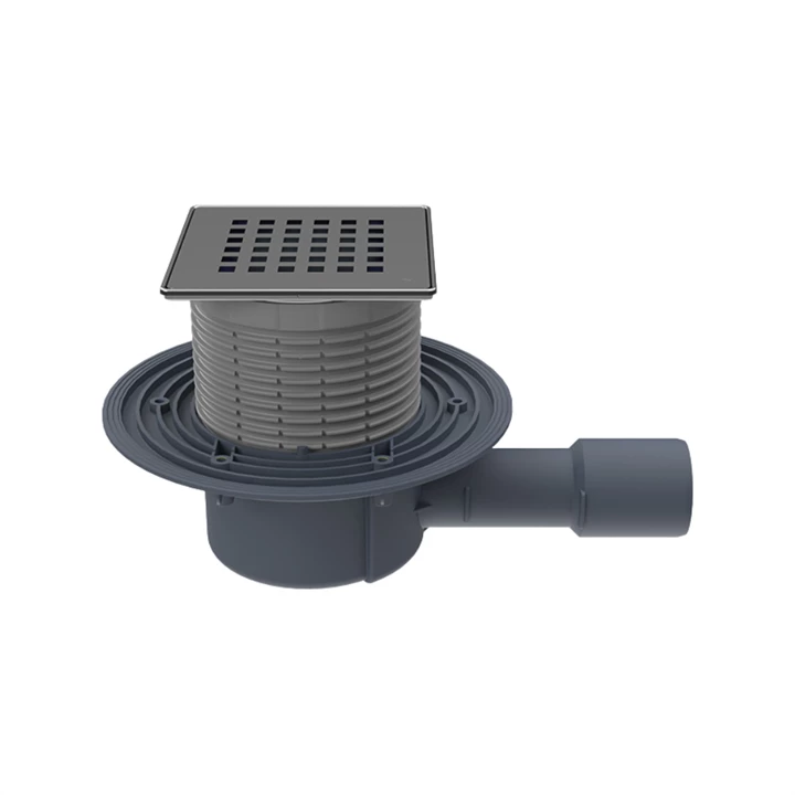 HL NPR-3120 padlólefolyó acél Quadra rácssal, 115x115 mm HL510NPR-3120 HL NPR-3120 padlólefolyó acél Quadra rácssal, 115x115 mm HL510NPR-3120