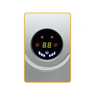 Somogyi Home fali ventilátoros fűtőtest, 1000W/2000W, heti program, távirányító, ezüst FKF 56202