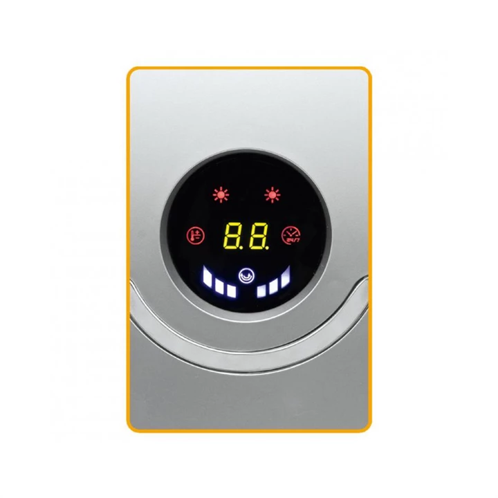 Somogyi Home fali ventilátoros fűtőtest, 1000W/2000W, heti program, távirányító, ezüst FKF 56202