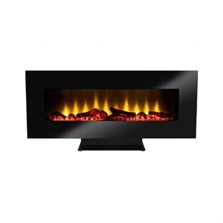 Somogyi Home falra szerelhető/talpra állítható elektromos látványkandalló, 900W/1800W, heti prog., távir., fekete FKK 24