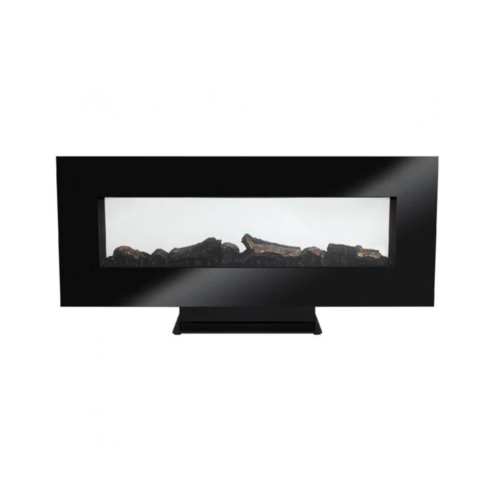 Somogyi Home falra szerelhető/talpra állítható elektromos látványkandalló, 900W/1800W, heti prog., távir., fekete FKK 24