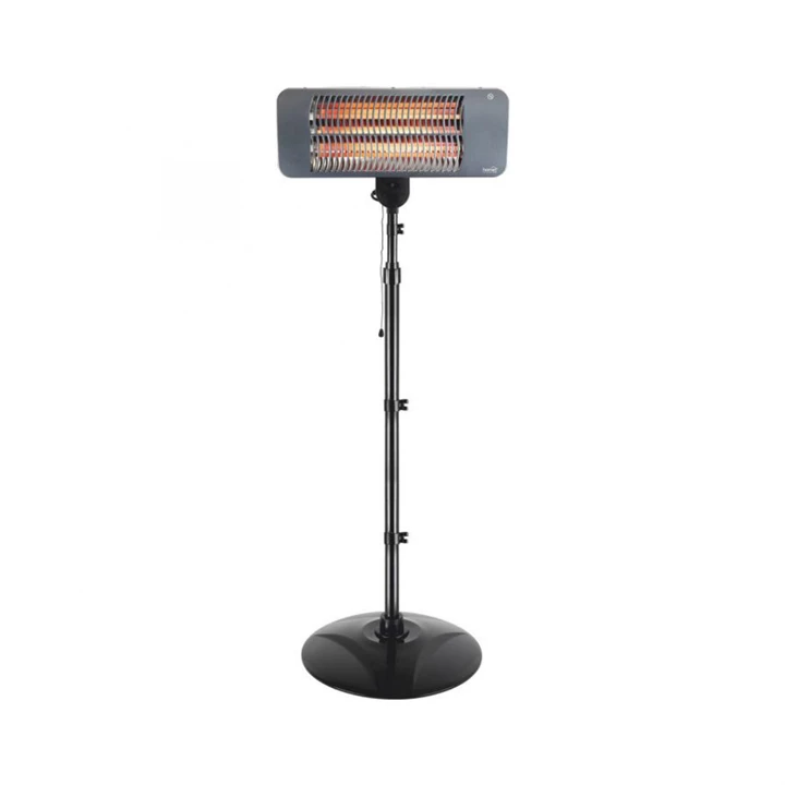 Somogyi Home álló karccsöves kültéri hősugárzó, 650W/1350W, IPX4 védelem FK 272