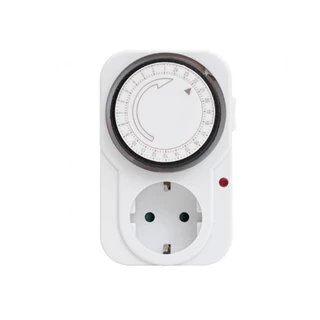 Somogyi Home mechanikus beltéri időzítő óra, 24 órára programozható, naponta ism. kapcsolások, 250 V, 3680 W TG 3