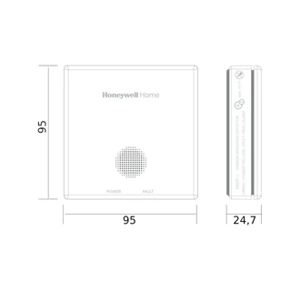 Honeywell R200C-2 szén-monoxid (CO) vészjelző + R200S-2 füstérzékelő R200C-2+R200S-2 CSOMAG Honeywell R200C-2 szén-monoxid (CO) vészjelző + R200S-2 füstérzékelő R200C-2+R200S-2 CSOMAG
