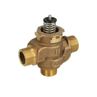 Honeywell kétutú keverő/váltószelep, 1˝ KM, kvs=6,8 VCZMQ6000/U