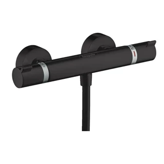 Hansgrohe Ecostat Comfort falsíkon kívüli szereléshez zuhanytermosztát, matt fekete 13116670