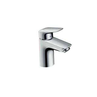 Hansgrohe Logis egykaros mosdócsaptelep 70, Push-Open  lefolyógarnitúrával, króm 71077000