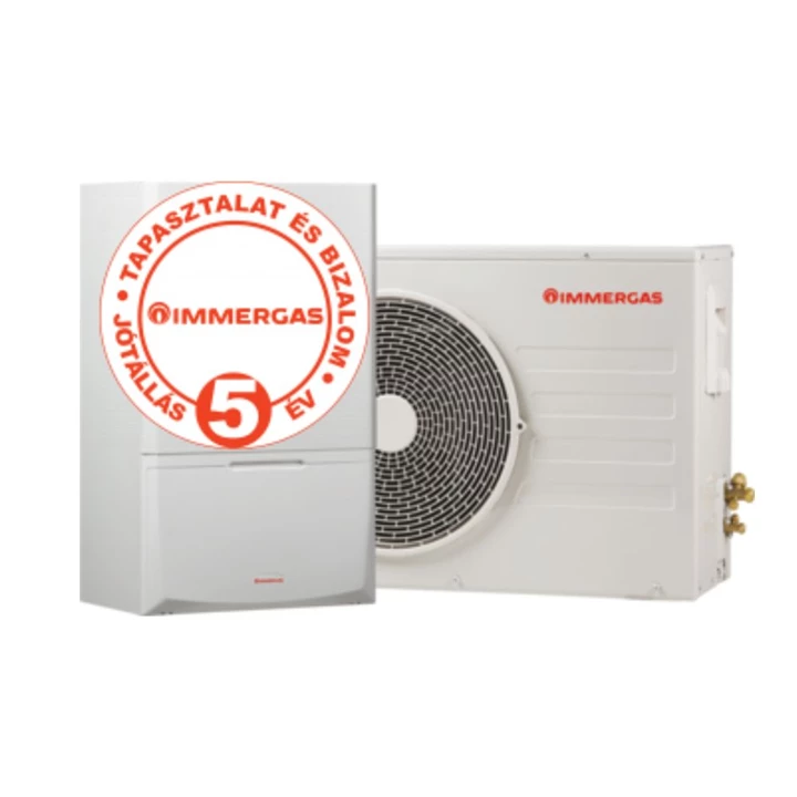 Immergas Magis Combo 6 hibrid hőszivattyú és kondenzációs kombi kazán, levegő-víz, osztott rendszerű 3.030611
