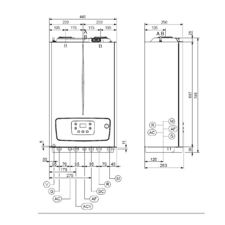 Immergas Victrix TERA V2 28 EU fali kondenzációs kombi gázkazán 3.032930
