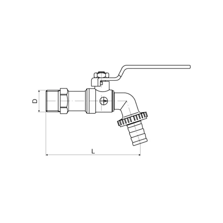 Slovarm Kerti csaptelep (kétszerviz) 1/2" - kar 400031