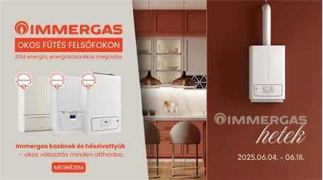 Immergas – A szerelők biztos választása Immergas – A szerelők biztos választása