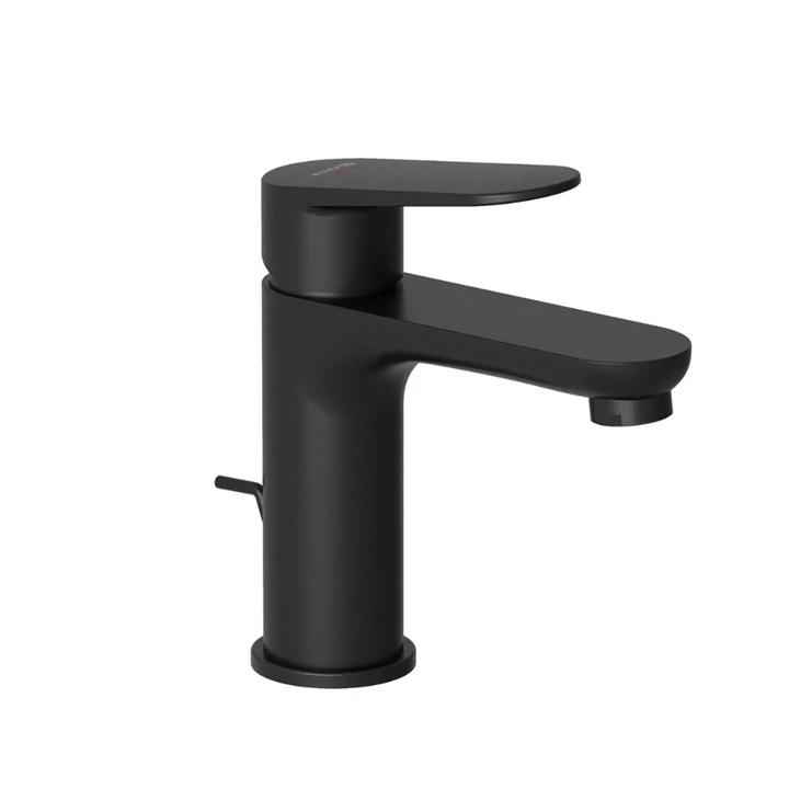 Kludi X1 mosdócsaptelep 100, Push-Open leeresztővel, fekete 322883975