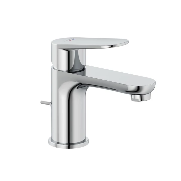 Kludi X1 mosdócsaptelep 75, Push-Open leeresztővel, króm 322660575