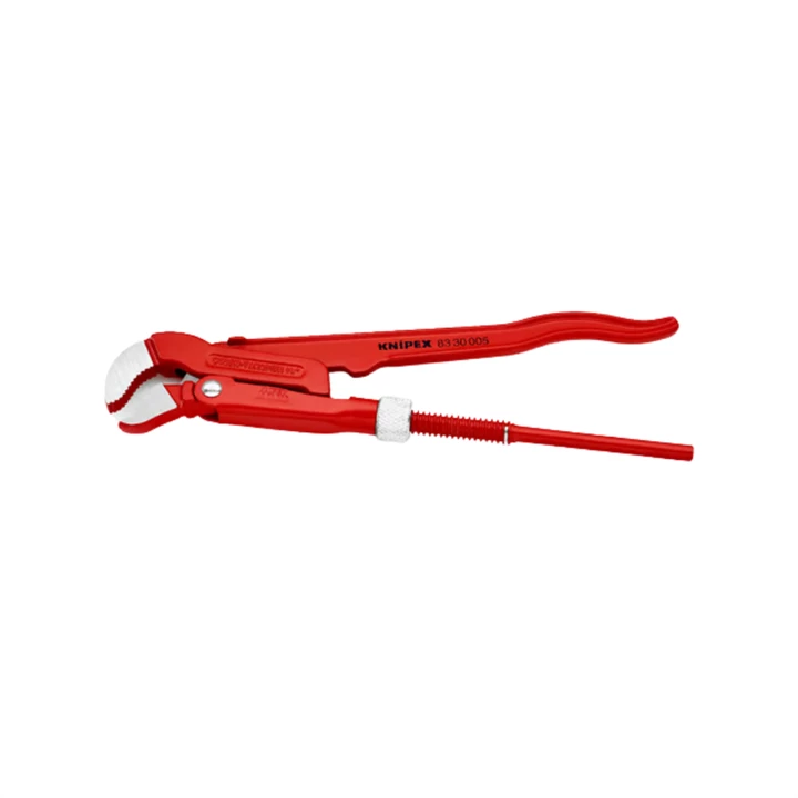 Knipex csőfogó 245mm, S-pofa, piros porszórt 83 30 005