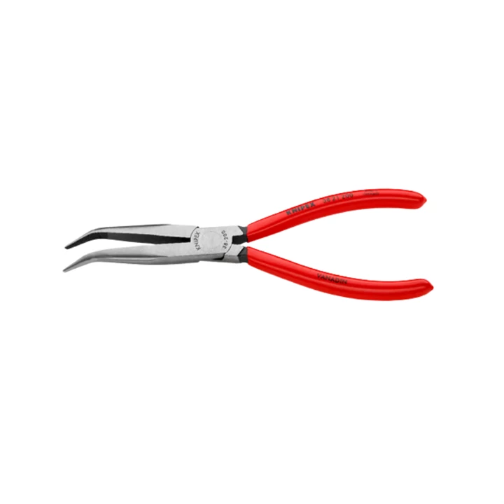 Knipex elektronikai laposfogó 200mm, hajlított 38 21 200