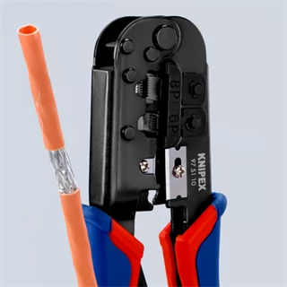 Knipex Krimpelő fogó Western-dugóhoz 97 51 10