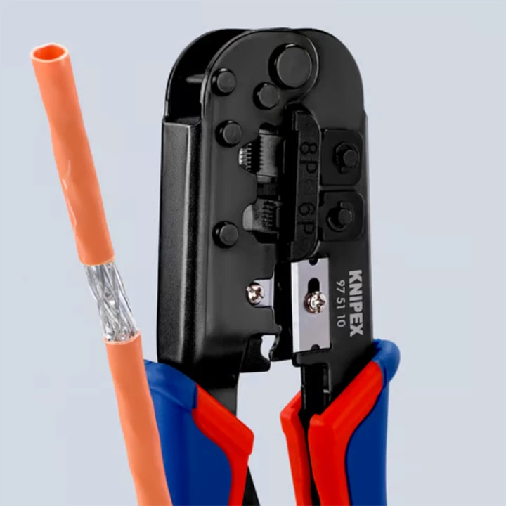 Knipex Krimpelő fogó Western-dugóhoz 97 51 10