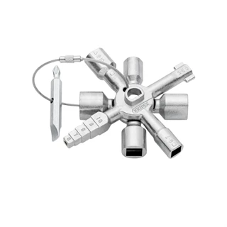 Knipex TwinKey® kapcsolószekrény kulcs 00 11 01