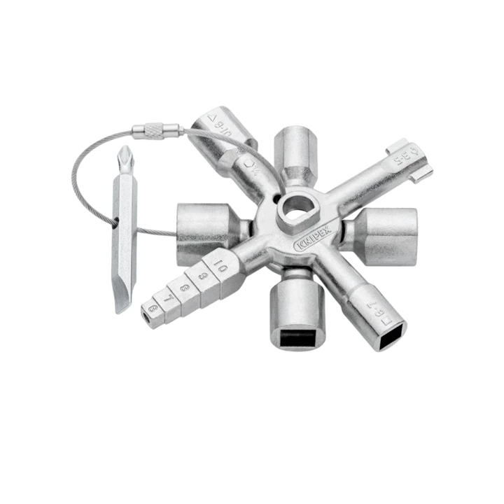 Knipex TwinKey® kapcsolószekrény kulcs 00 11 01
