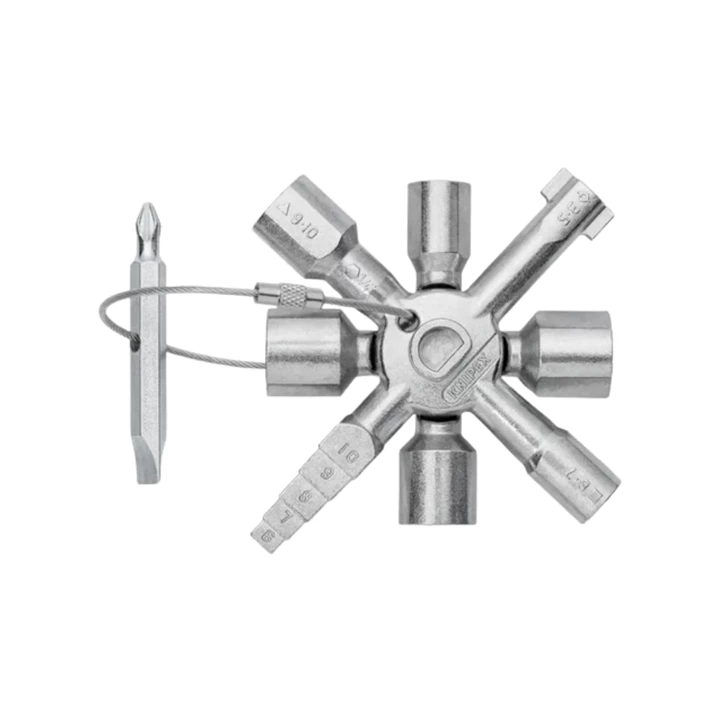 Knipex TwinKey® kapcsolószekrény kulcs 00 11 01