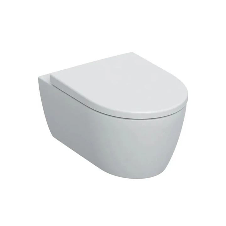 Kolo iCon fali WC mélyöblítésű, zárt forma, Rimfree (2 gen), 53 cm, matt fehér, lecsapódásgátlós, gyorskioldós WC-ülőkév Kolo iCon fali WC mélyöblítésű, zárt forma, Rimfree (2 gen), 53 cm, matt fehér, lecsapódásgátlós, gyorskioldós WC-ülőkév