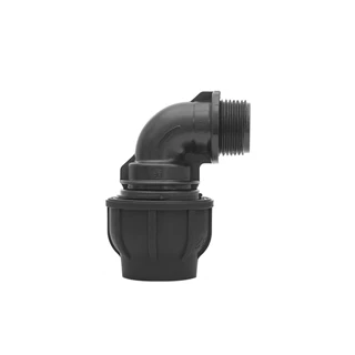 Gebo KPE külső menetes könyök 40 mm - 5/4" 13094004