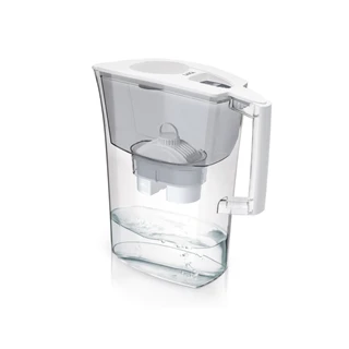 Laica Prime Line Elegance Ivory  fehér vízszűrő kancsó elektronikus kijelzővel J51CA04