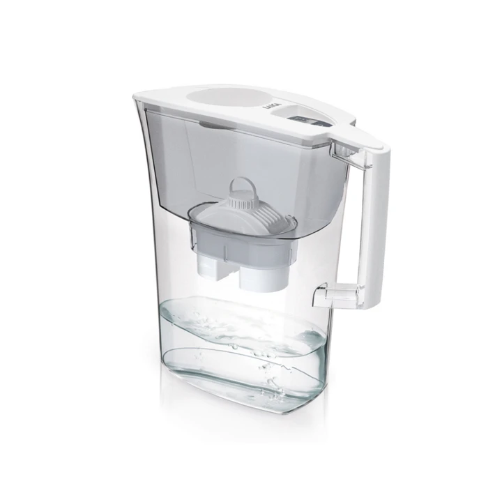 Laica Prime Line Elegance Ivory  fehér vízszűrő kancsó elektronikus kijelzővel J51CA04