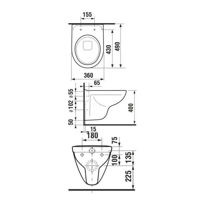 Jika Jika Lyra Plus Compact mélyöblítésű rövid fali wc H8233820000001 Jika Jika Lyra Plus Compact mélyöblítésű rövid fali wc H8233820000001