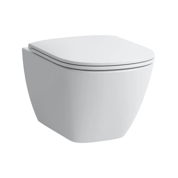 Laufen Lua perem nélküli fali wc lassú záródású ülőkével H8660800000001 Laufen Lua perem nélküli fali wc lassú záródású ülőkével H8660800000001