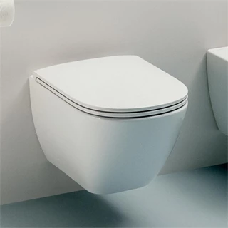 Laufen Lua perem nélküli fali wc lassú záródású ülőkével H8660800000001 Laufen Lua perem nélküli fali wc lassú záródású ülőkével H8660800000001