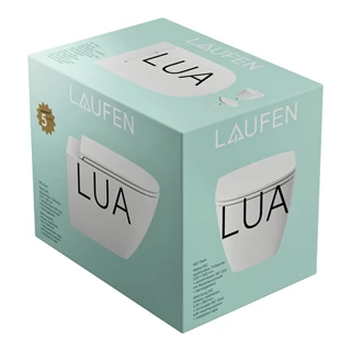 Laufen Lua perem nélküli fali wc lassú záródású ülőkével H8660800000001 Laufen Lua perem nélküli fali wc lassú záródású ülőkével H8660800000001