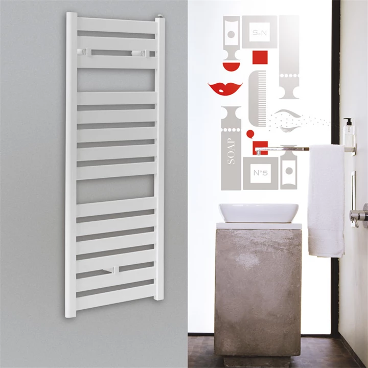 Lazzarini Capri design radiátor, egyenes, fehér 500x1147 mm 386131