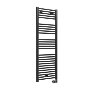 Lazzarini El Cortina Evo törölközőszárító radiátor, egyenes, anthracite 480x920 mm 388526