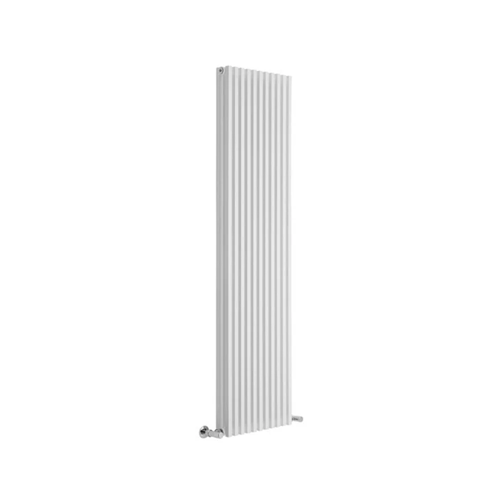 Lazzarini Grossetto V design radiátor, egyenes, fehér 389x1506 mm 383860