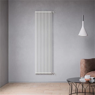Lazzarini Messina nappali radiátor, szimpla, egyenes, megfordítható, fehér 1800mm x10tag 386923