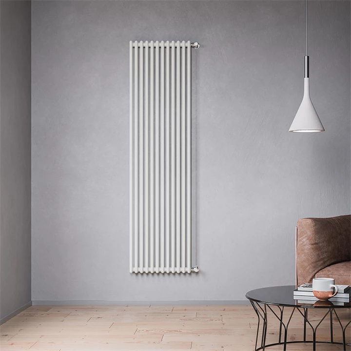 Lazzarini Messina nappali radiátor, szimpla, egyenes, megfordítható, fehér 650mm x10tag 389642
