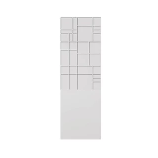 Lazzarini Patchwork design radiátor, egyenes, mineral white 1612x535 mm 388704