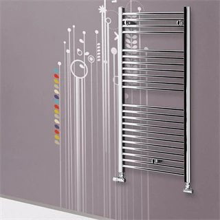 Lazzarini Sanremo törölközőszárító radiátor, egyenes, króm 600x1110 mm 386494