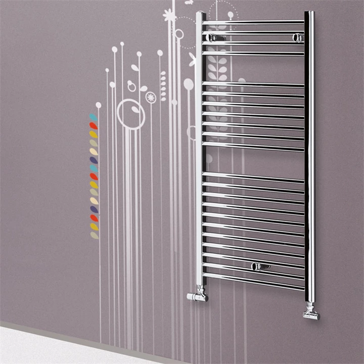 Lazzarini Sanremo törölközőszárító radiátor, egyenes, króm 600x1110 mm 386494