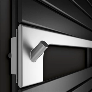 Lazzarini Torino design radiátor, egyenes, anthracite 550x952 mm 383749 Lazzarini Torino design radiátor, egyenes, anthracite 550x952 mm 383749