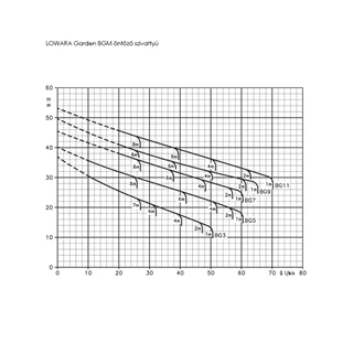 Lowara Garden BGM 9/A DE öntöző szivattyú 107320230