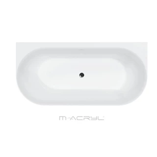 M-Acryl M-Acryl Rose kád 168x82 + előlap (fehér) + láb/ króm lefolyó 12596