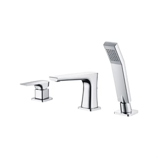 M-Acryl Loft csaptelep, kádperemre, kihúzható zuhanyfejjel 8342