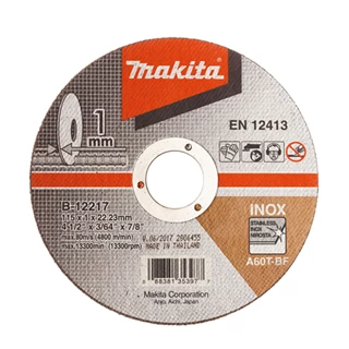 Makita vágótárcsa inox - 115 mm B-12217