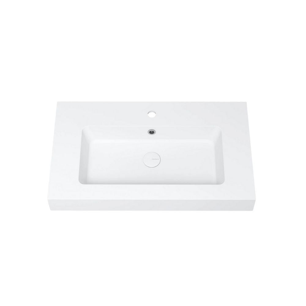 Marmy BERGAMO MAX 80x46 mosdó, fényes fehér 80 8135 08 11 10