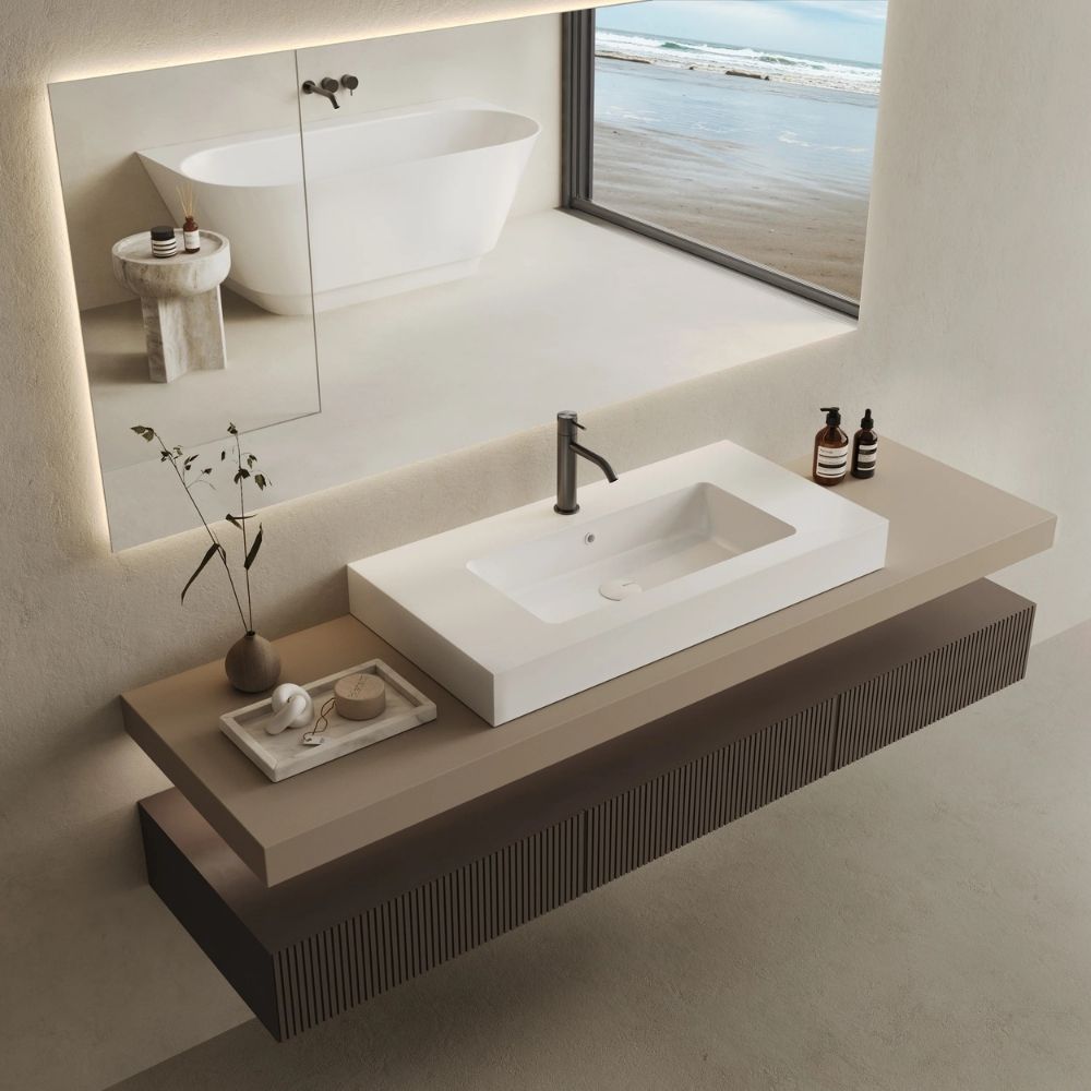 Marmy BERGAMO MAX 90x46 mosdó, fényes fehér 80 8136 09 11 10